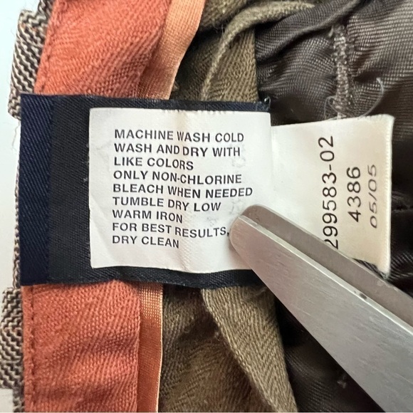 GAP Women’s Career Dress Pants Sz 6R Multi Color Multi Color 42% Wool Pockets - Picture 8 of 13